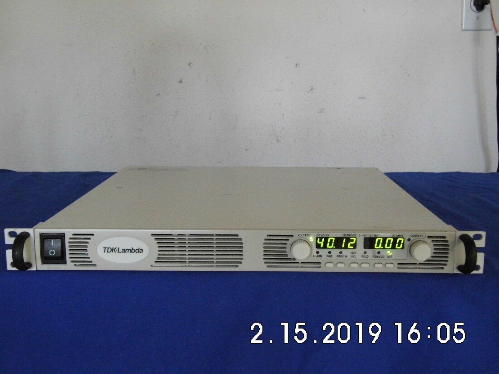TDK-Lambda GEN40-38 w/GPIB Programmable 0-40V 38A DC Power Supply, 2 in stock TDK-Lambda GEN40-38 w/GPIB Programmable 0-40V 38A DC Power Supply, 2 in stock